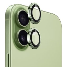 Folie pentru iPhone 17 - Sapphire Crystal Original Lens Glass - Green