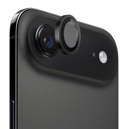 Folie pentru iPhone 17 Air - Original Metal Frame Lens Glass - Black