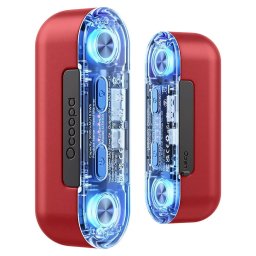 Incalzitoare corporale Hand Warmer Reincarcabil cu Baterie Externa, Lumini LED, Type-C, Magnetic, 18W, 2x5000mAh - Ocoopa UT2s GamerPro (UT4103-RD) - Red