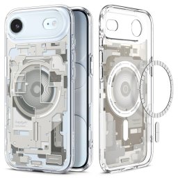Husa Husa pentru iPhone 17 Air - Spigen Ultra Hybrid Zero One MagSafe - Natural Titanium