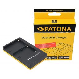 Patona Dual incarcator pentru Sony NP-FM500H FM500H incl. USB-C cable