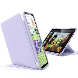 Husa pentru iPad Pro 13 (2024) / iPad Pro 13 (2025) - ESR Flip Hybrid (with Pencil Holder) - Purple