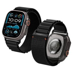 Curea pentru Apple Watch 6 / 7 / 8 / 9 / 10 / SE / SE 2 / Ultra / Ultra 2 (44/45/46/49mm) - Spigen WBF1 - Black