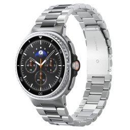 Curea pentru Samsung Galaxy Watch8 40mm / Watch8 44mm / Watch8 Classic - Spigen Modern Fit - Silver