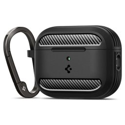 Husa pentru Apple AirPods Pro 3 - Spigen Rugged Armor - Matte Black