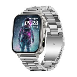 Smartwatch P80, 1.83", Argintiu