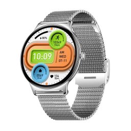 Smartwatch V89, 1.43 inch, Argintiu