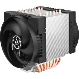 Accesoriu server COOLER server Arctic "Freezer 4U-M Ampere" skt. Intel si AMD, racire cu aer, single tower, vent. 2x120mm, 400 - 2300 rpm, 8 heatpipe, inaltime 4U, fara LED, negru,"ACFRE00171A" (timbru verde 2 lei)
