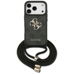 Husa Husa pentru iPhone 17 Pro - Guess Crossbody Cord 4G Big Logo (GUHCP17LP4GMGCRK) - Black