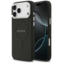 Husa Husa pentru iPhone 17 Pro Max - Guess Hardcase Classic Logo MagSafe (GUHMP17XPSAREGSK) - Black