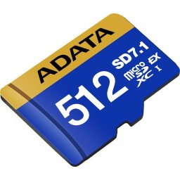 Card memorie Premier Extreme microSDXC 512 GB, blue/yellow, SD Express, UHS-I U3, Class 10, V30
