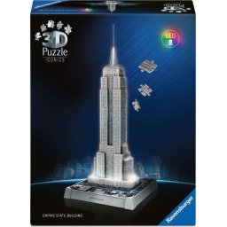 Ravensburger 3D Puzzle Iconics: Empire State Building - with light 216