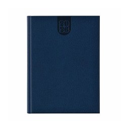 Agenda datata saptamanal A4 Dakota, hartie ivory, coperta albastru navy