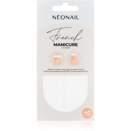 NEONAIL French Manicure Stickers folii autocolante pentru unghii tip 02 40 buc