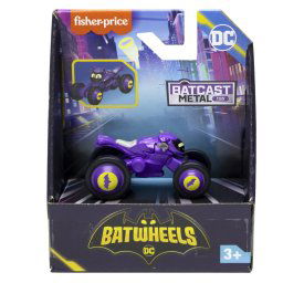 Fisher Price Batwheels Masinuta Metalica Bibi Motocicleta Lui Batgirl 1:55