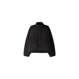 Bershka Geacă de primăvară-toamnă negru