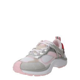HUGO Sneaker low 'GO2' gri deschis / roz / argintiu / alb