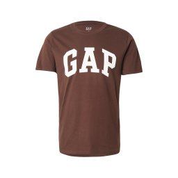 GAP Tricou 'EVERYDAY' maro / alb