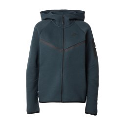 Nike Sportswear Hanorac 'TECH FLEECE 2' verde pin / negru