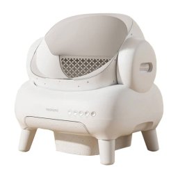 Litiera Inteligenta pentru Pisici Neakasa M1 Lite cu Autocuratare Control prin Aplicatie Alb