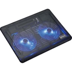 Cooler laptop 10-15.6" 2 ventilatoare USB negru