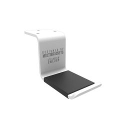 Accesoriu Suport de casti Multibrackets MB-1855, cu prindere de birou, alb