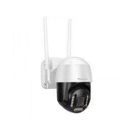 Camera de supraveghere Camera supraveghere rotativa wireless IP WiFi Speed Dome Full Color PTZ VStarcam CS68Q-X5, 4 MP, IR/lumina alba 20 m, microfon si difuzor, slot card, 5x
