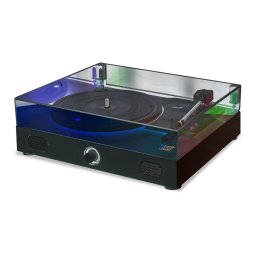 Pick-up cu ac safir si difuzor bluetooth Electromures EM 1020, Culoare Negru – Rainbow Edition