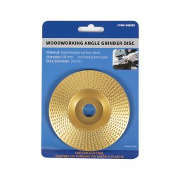 Disc auriu, de rindeluit lemn, 98mm
