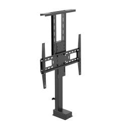 Lift TV motorizat MB-4066 instalabil in mobilier diagonale intre 37"-80" max. 60kg Negru