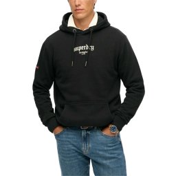 SUPERDRY Futer D2 Ovin Tattoo Flash Loose Hood M2014251A 02a black