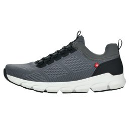 Pantofi barbati, Rieker, 07805-45-Gri, sport, textil, cu talpa groasa, gri (Marime: 42)