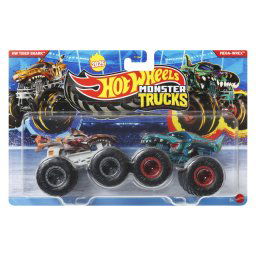HOT WHEELS MONSTER TRUCK SET 2 MASINI HW TIGER SHARK SI MEGA WREK SCARA 1 LA 64 SuperHeroes ToysZone