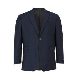 Jack & Jones Plus Sacou Business 'Solaris' albastru închis