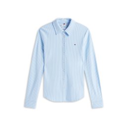 TOMMY HILFIGER Bluză '1985' albastru deschis / alb