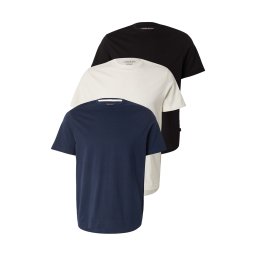 GUESS JEANS Tricou bleumarin / negru / alb