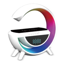 Boxa Ceas Super LED ZQS 1222 Lumina veghe BT FM Bluetooth 12 W 1500 Mah
