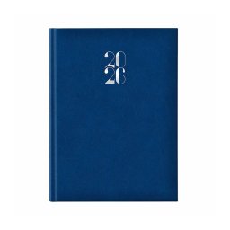 Agenda datata saptamanal A4 Artilux, hartie ivory, coperta albastru royal