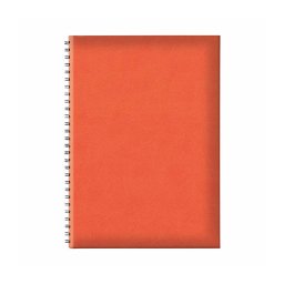 Agenda nedatata B5 Tucson, spira ascunsa, hartie offset alb, coperta portocalie
