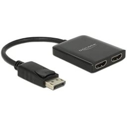 DeLOCK DisplayPort 1.4> 2x HDMI MST splitters, splitters & switches