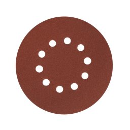 Abrazive vopsitorie Set 10 discuri abrazive DZ-C272, Granulație P120, Diametru 215 mm, 10 găuri, fixare cu arici (Velcro), pentru șlefuitor pereți / gips-carton