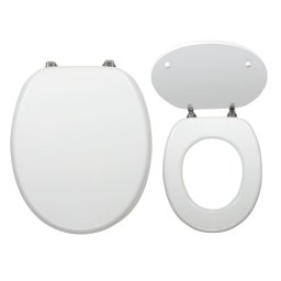 Capac WC din MDF, alb