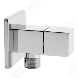 Robinet coltar cu cartus ceramic 1/2"x3/8" Quadro, crom