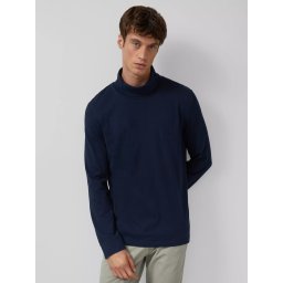 s.Oliver Bluza barbati, cu guler si croiala Regular Fit, Bleumarin inchis (SELECTATI MARIMEA: 2XL)