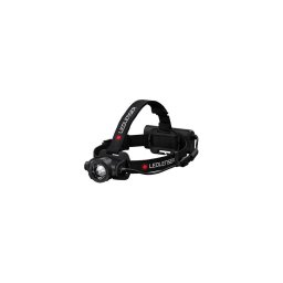 Ledlenser H15R CORE - Lampă frontală LED reîncărcabilă cu reglare a intensității, 4800 mAh, IP67, 2500 lm, autonomie 80 h, neagră