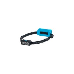Ledlenser NEO9R-LED lanternă frontală LED reîncărcabilă, reglabilă, 5000 mAh, IP54, 1200 lm, 120h, negru/albastru