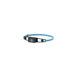 Ledlenser NEO1R - Lanternă frontală LED reîncărcabilă, cu reglare a luminozității, acumulator 730 mAh, IP67, 250 lm, autonomie 15 ore, albastru