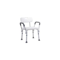 Scaun 56x66 cm argintiu/alb