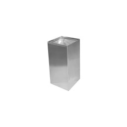 Coș de gunoi din inox, 30 x 60 cm, argintiu