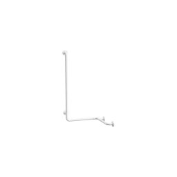 Bară de sprijin pentru duș 66x118 cm, albă